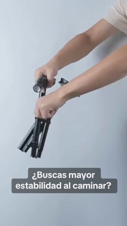 Bastón Ortopédico Retractil Plegable
